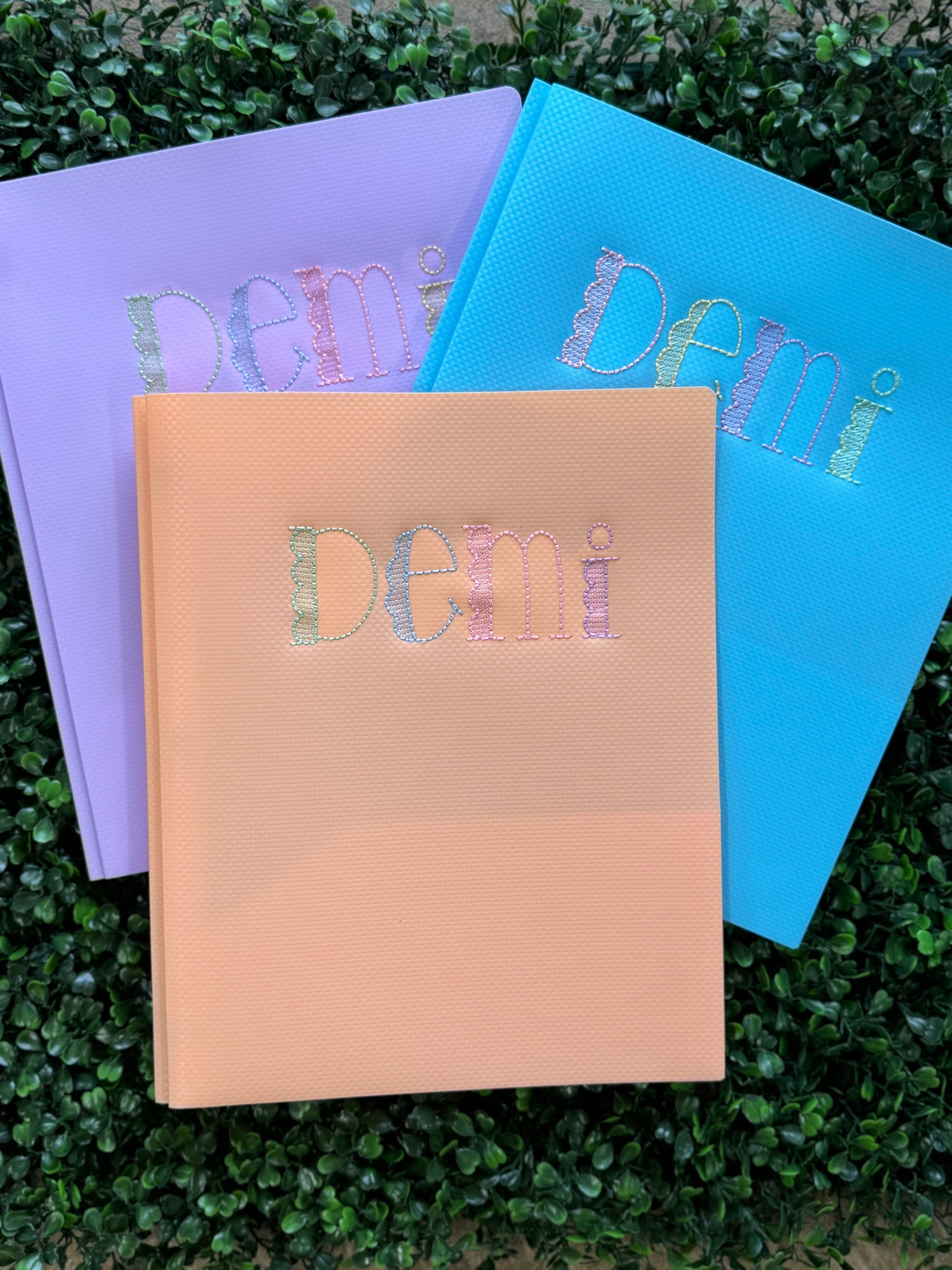 Monogrammed Folders