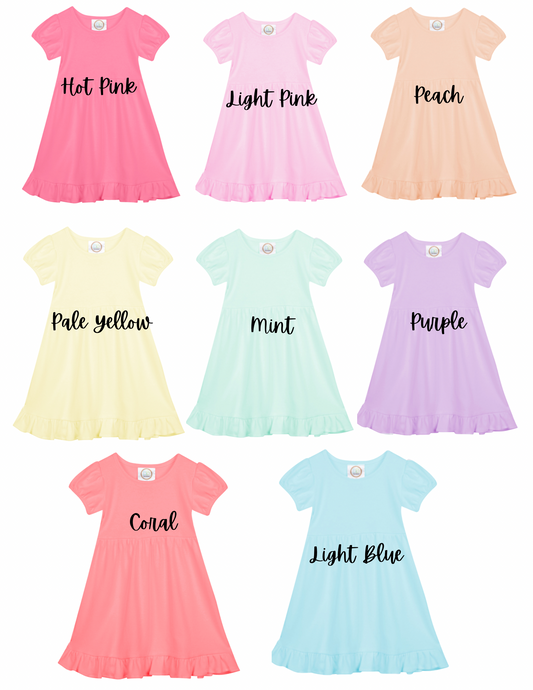 Ruffle Puff Dress